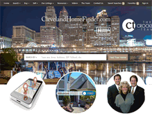 Tablet Screenshot of clevelandhomefinder.com